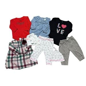 Baby Girl Winter Clothes Bundle lot | 6M | Carter’s, H&M and more